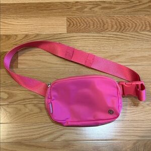 Lululemon Athletica Vibrant Pink Crossbody Bag